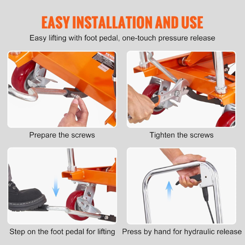 LiftPro™ Hydraulic Lift Table Cart